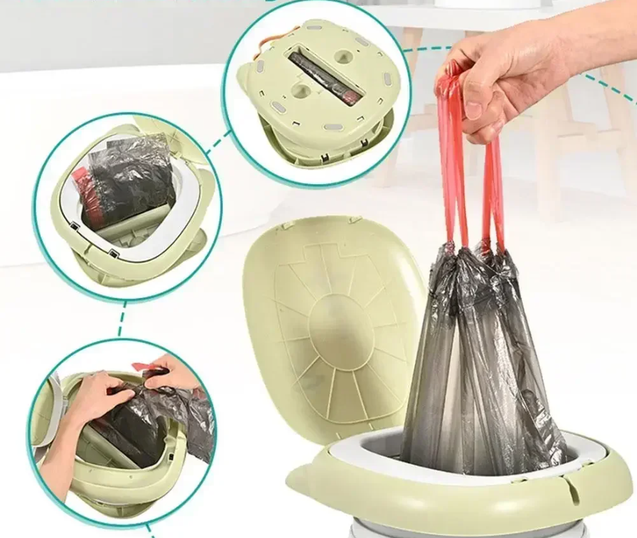 Babybuff-חמישה גלילים של שקיות אשפה