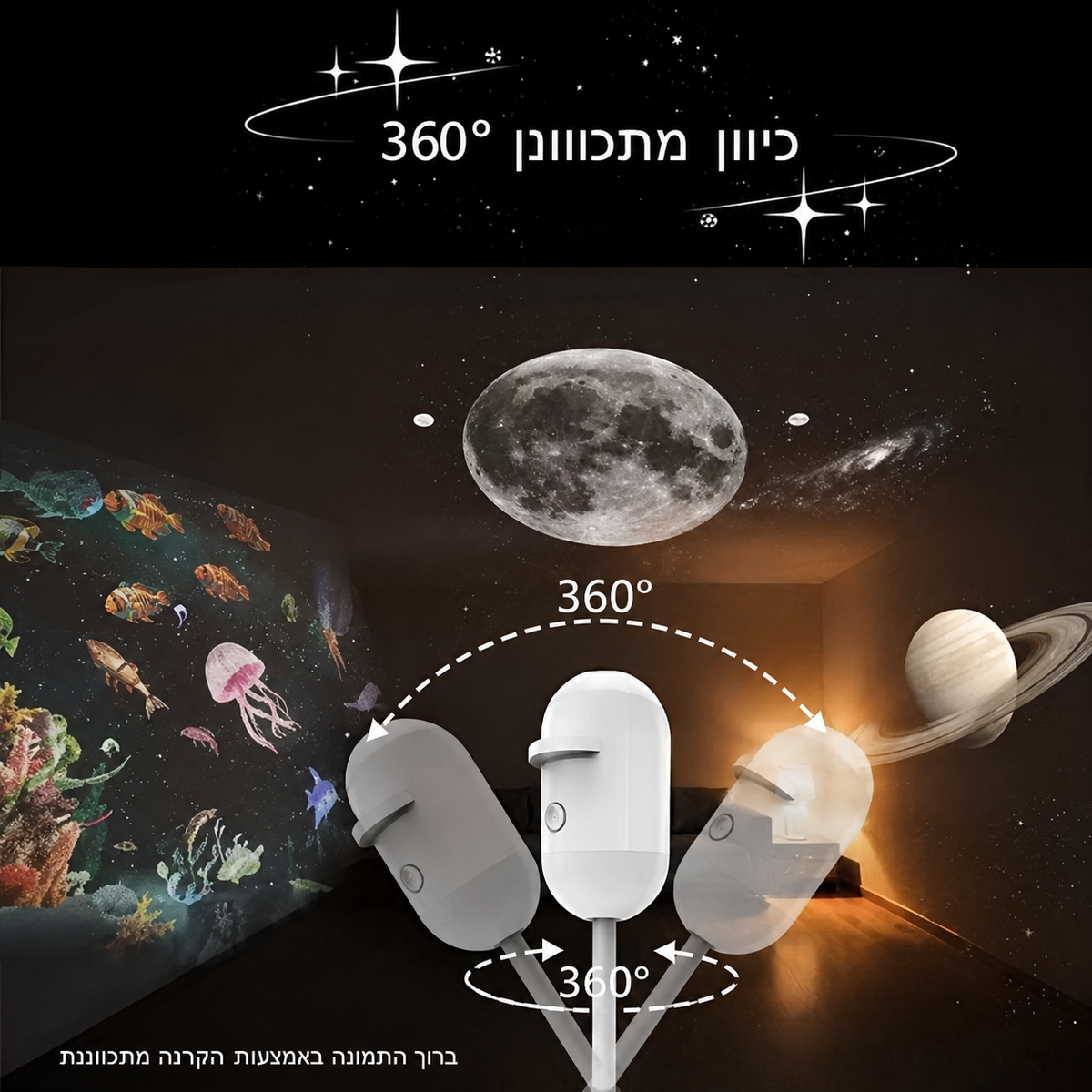 Babybuff- מנורת מקרן לילדים